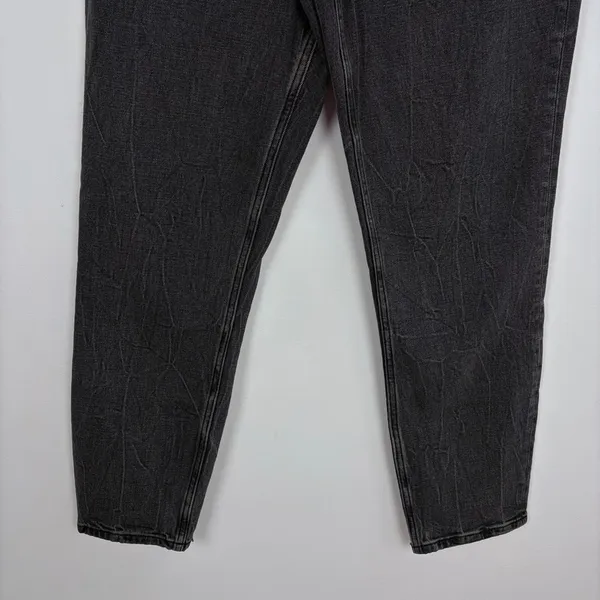 Abercrombie &‎ Fitch The Mom High Rise Jean Curve Love Black Denim Size 26/2 - Image 3