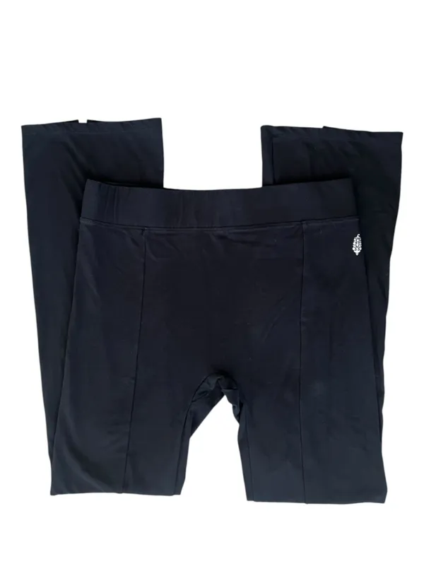 Free People FP Movement Women’s Black Pull On Split Hem Athletic Leggings Pants - Image 3