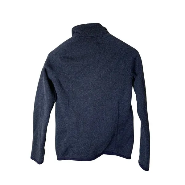 Patagonia Better Sweater 1/4 zip fleece pullover navy women's size small - Image 2