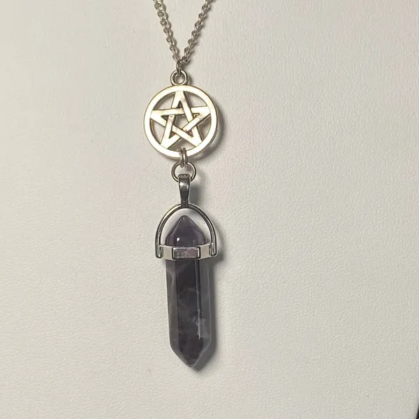 Jewelry Lot‎ of 6 Women Multi Crystal Pentagram Boho Goth Witchy Set Costume - Image 5