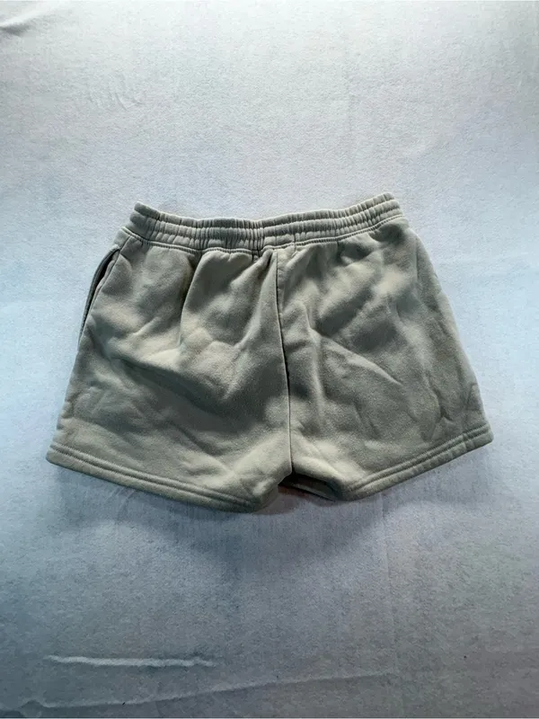 Brooklyn Cloth women’s medium beige fleece shorts sun graphic drawstring - Image 2