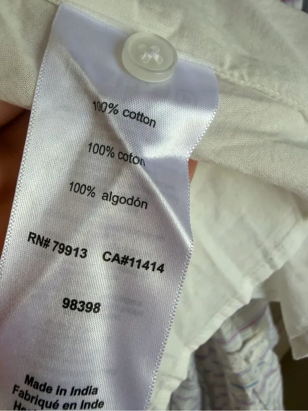 Motherhood Maternity Striped Cotton Tiered Mini Dress Size Small - Image 5