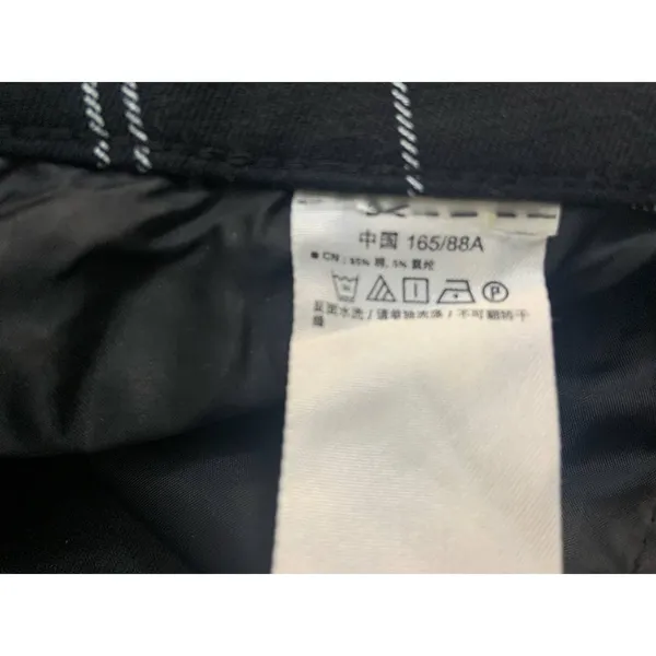 Women’s Old Navy Pixie Mid-Rise Plaid Checkered Capri Pants Black Grid Size 16 - Image 11