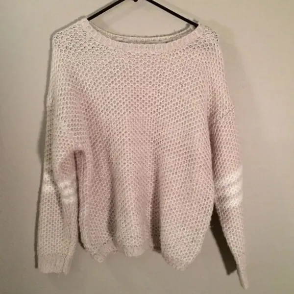 ✨Jessica Simpson Tan Knit Crewneck Chunky Sweater✨ - Image 3
