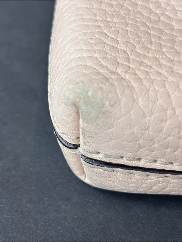 Kate Spade Polly Small Swing Pack Neutral Pink Pebbled Leather Crossbody Bag. - Image 14