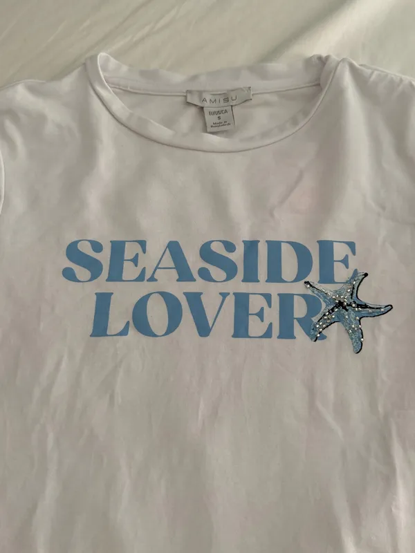 Seaside Lover TShirt White - Image 2