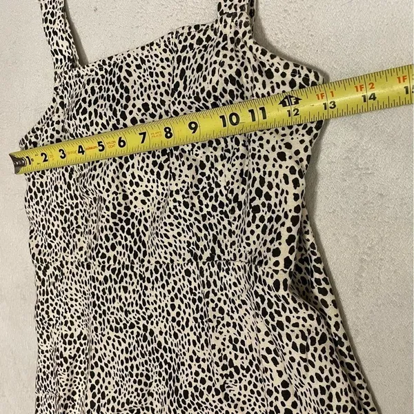 American Eagle leopard print mini dress grunge goth animal print S - Image 11