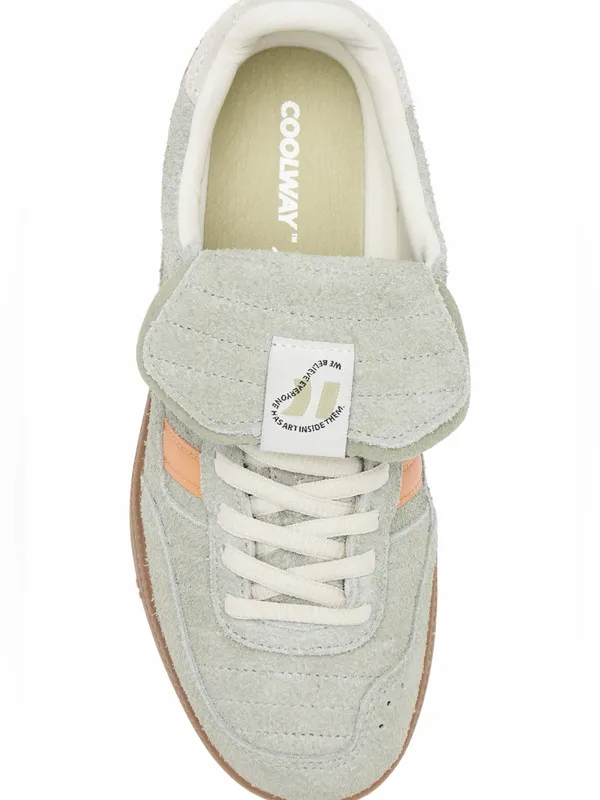 NEW COOLWAY $130 Silva Sneaker Color: Green Kakhi Suede Leather SZ-10 - Image 8