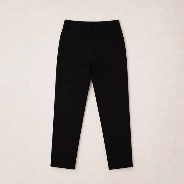 JM Collection Petite Black Stretch Pants Women Size 6P Straight Leg Ankle Work P - Image 2