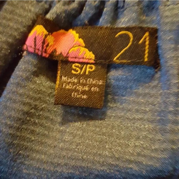 Forever21 Blue Strapless Sweetheart Mini Dress, Size S - Image 4