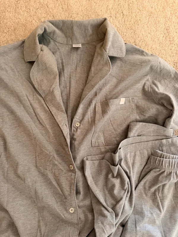 Gray PJ Set Size M - Image 3