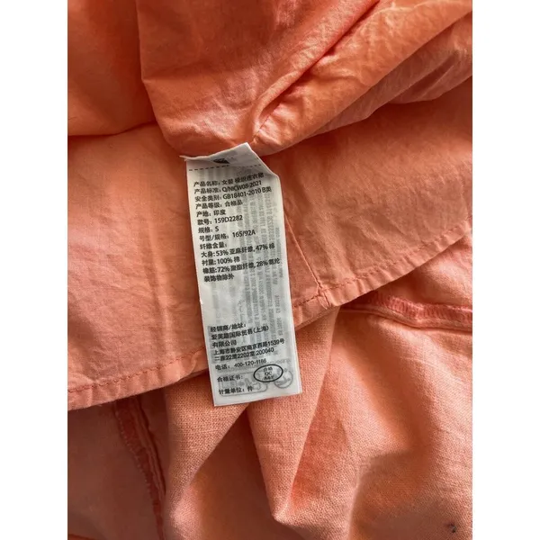 NWT Abercrombie & Fitch Strapless Linen-Blend Midi Dress in Coral, Size S - Image 8