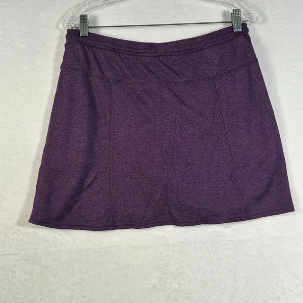 Green Tea‎ Purple Heathered Athletic Skirt Size L G Skort Tennis Golf - Image 2