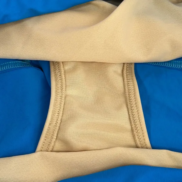 Lands End Blue Swim Shorts with Built-in Brief‎ Plus Size 18 Board Shorts - Image 4