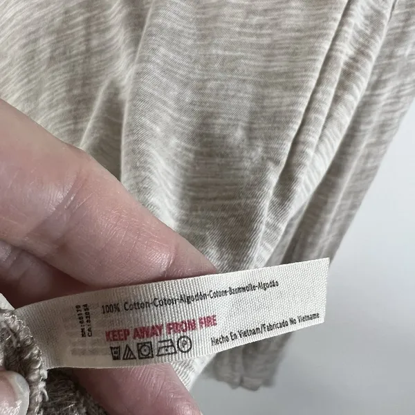 Free People Beach Sweater‎ Womens S/M Cocoon Cowl Neck Pullover Tan Ivory - Image 6