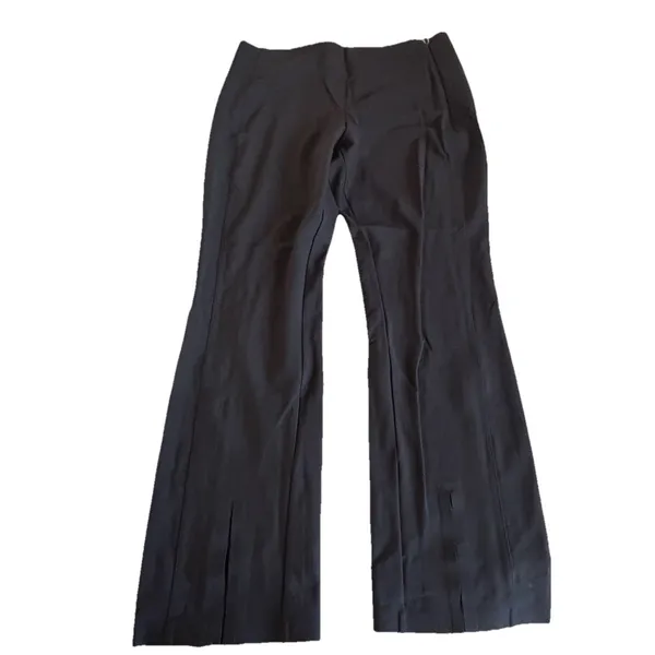 Athleta Move Easy Split Hem Pants Womens 14 Petite Short Black Flare athleisure - Image 5