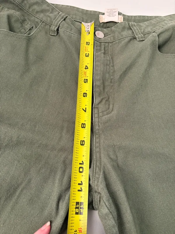 Altard state green cargo wide leg cotton Pants‎ Size Medium EUC - Image 7