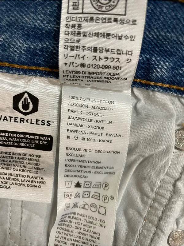Levi’s NWT Wedgie Straight Leg High-Rise Jeans in Blue Size 32 - Image 12