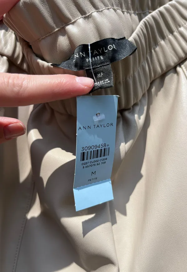 Ann Taylor Leather Pants - Image 7