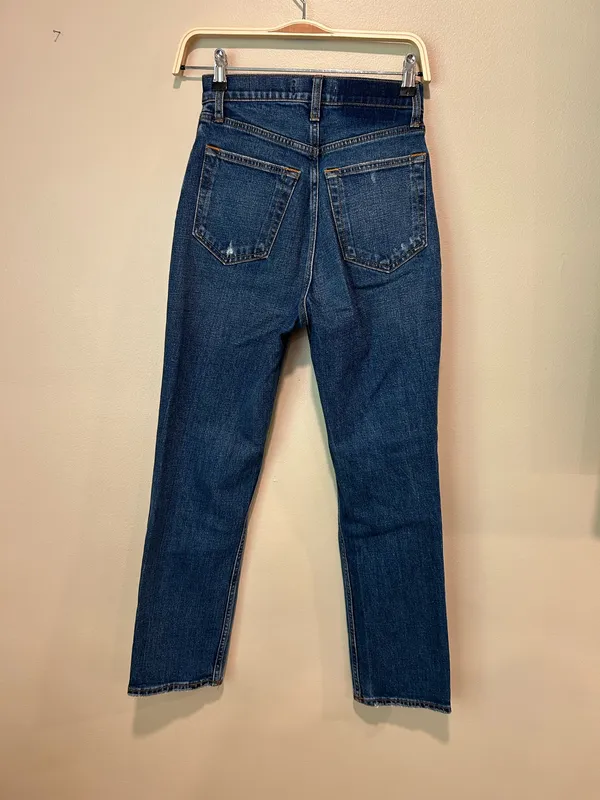 Abercrombie and Fitch the straight ankle ultra high rise jeans - Image 5
