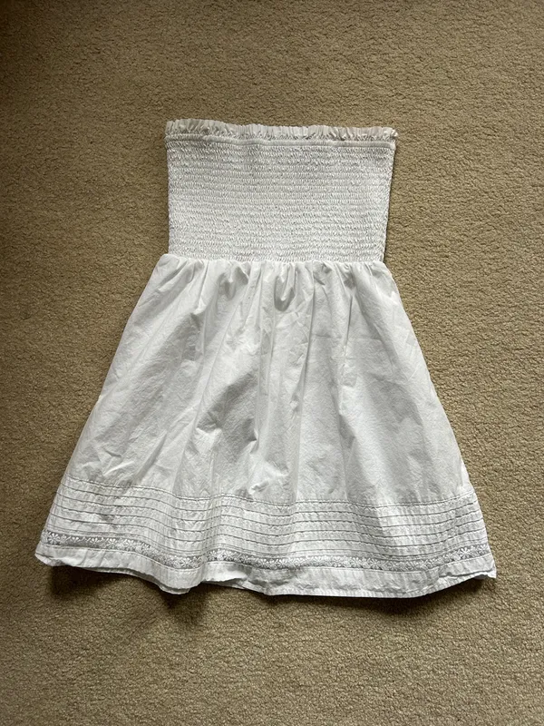American Eagle Outfitters white strapless dress - Image 2