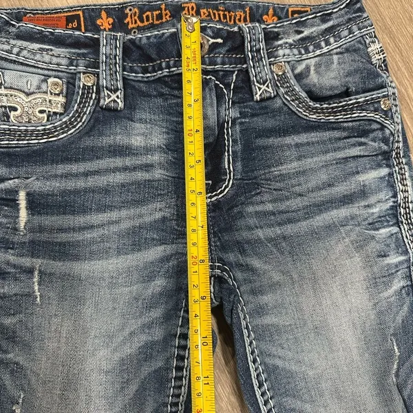 Rock Revival Beet Red Mid-Rise Skinny Stretch Jean - Image 11