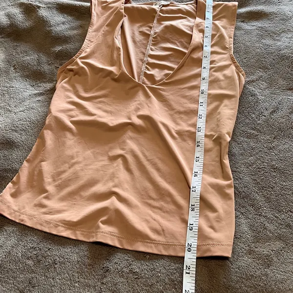FREE PEOPLE Intimately Nude Scoop Neck Sleeveless Smoothing Tank Top Sz S EUC - Image 7