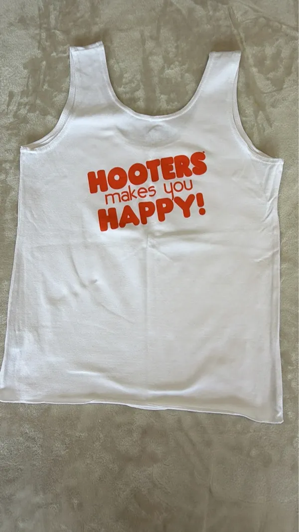 HOOTERS Tank Top Women's White - Image 4