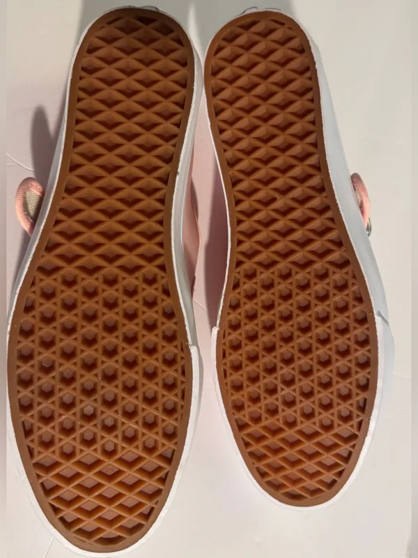 Vans Peach Mary Jane Platform Flats with Buckle size M6.5 W8 NWOB - Image 11
