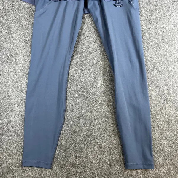 POPFLEX Women XXS Navy‎ Blue Skirted Leggings 25" Inseam High Waist Activewear - Image 6