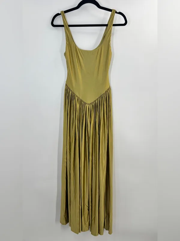 Anthropologie Delfi Collective Delfi Oriana Maxi Dress in Olive - Image 6