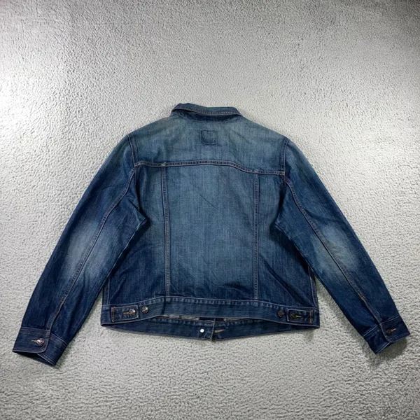 Old Navy Denim Trucker Jacket Women 2XL Blue Faded Utility Layering Outdoor - Image 3
