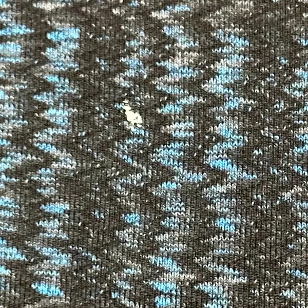 Lululemon‎ Wunder Under Leggings Black/Blue Zig Zag Pattern - Image 6
