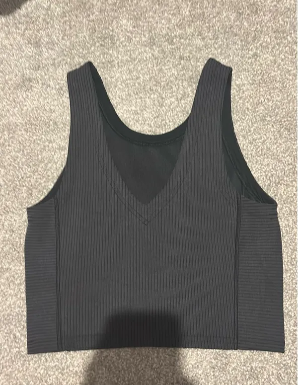 Lululemon Ribbed Softstreme Cropped Tank Top - Image 2