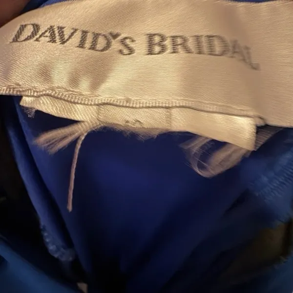 David's Bridal Blue Maxi Dress - Image 8