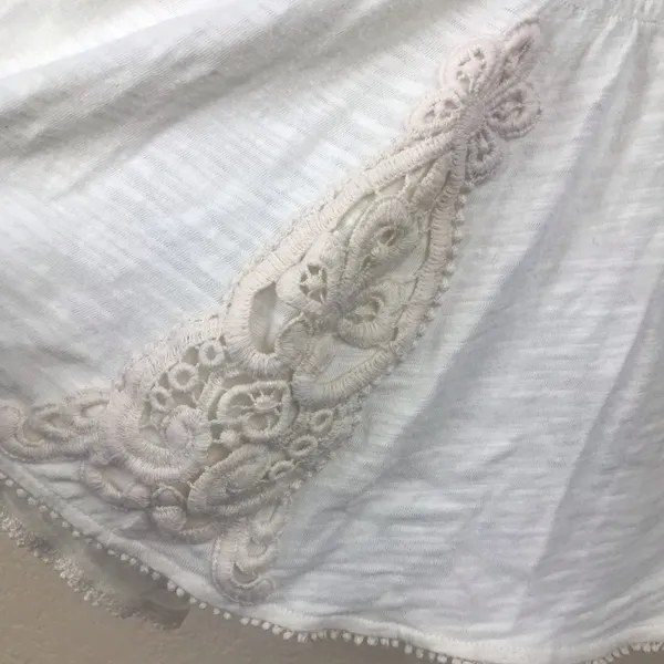 Anthropologie Crochet White Deletta Blouse - Image 5