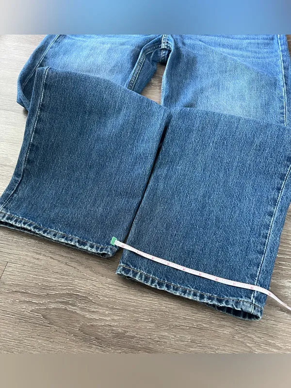 Levi’s Low Pro Straight Jeans Size 31 Breathe Out Distressed Medium Wash 90s - Image 15