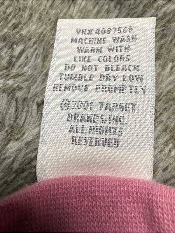 Target Pink Tank Top with Cream Trim - Lucky Duck Graphic - Image 4