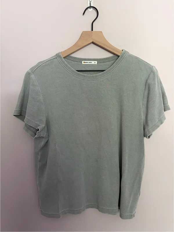Marine Layer Lexi Rib Sun-In Crewneck Tee - Image 2