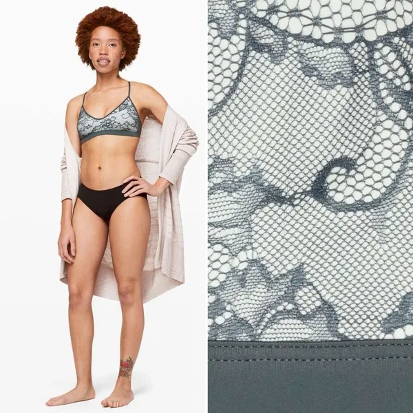 Lululemon Live In Lace Bralette in Nightcap / Polar Ice Size L - Image 7