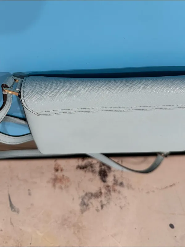 Kate Spade Newberry Lane Small Crossbody Bag Purse Saffiano Leather Blue - Image 5