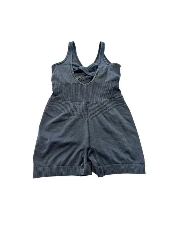 JoyLab Gray Tank Bodysuit Gym Playsuit Size Medium - Image 4