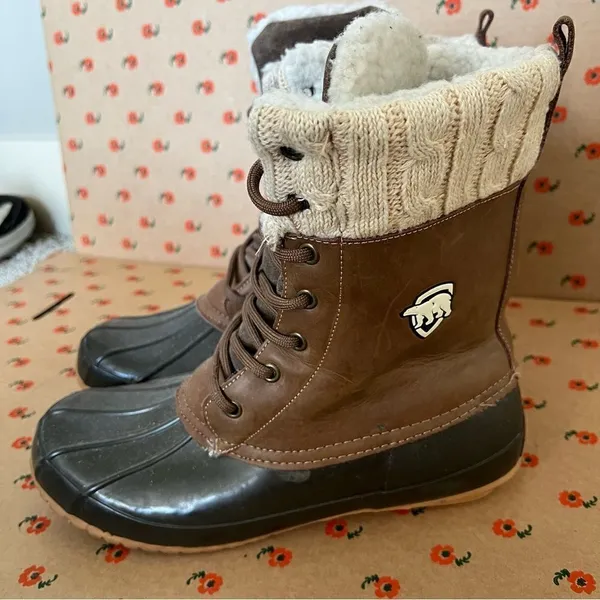 ✨ Arctic Shield Women’s Brown Winter Boots 10‎ Brown - Image 2