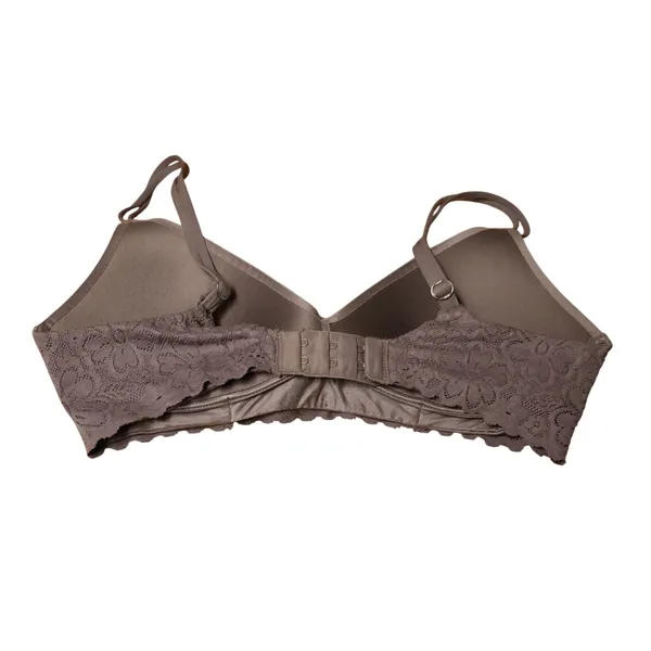 Aerie Real Sunnie Wireless Bra‎ Womens Size 32C Gray Lace Comfort Lightly Padded - Image 4