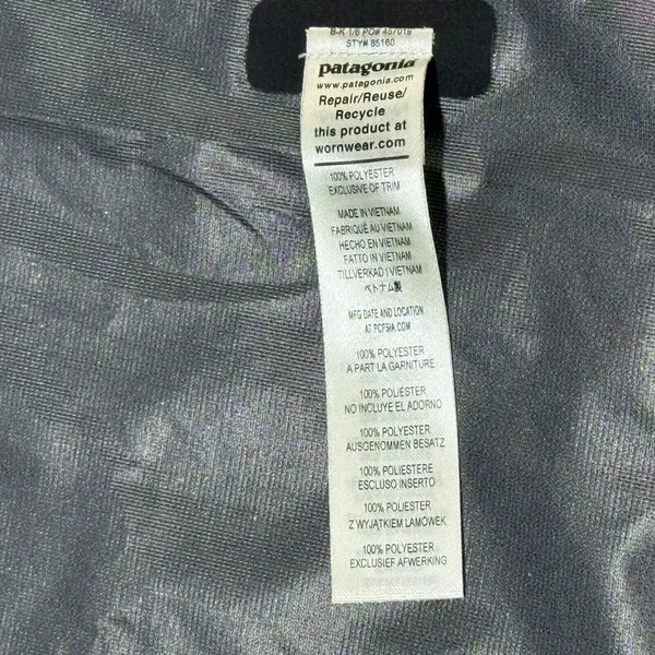 Patagonia Boulder Fork Rain Jacket Size XS Womens Forge Grey Full Zip - Image 13
