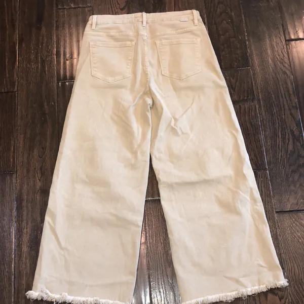 Risen tan wide leg jeans size 9/29 - Image 6