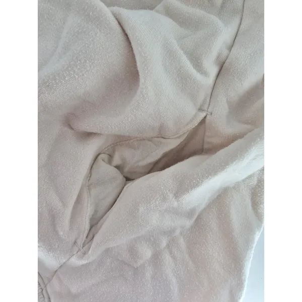 Athleta Sweatshirt Womens XL Balance Ridge Turtleneck Cream Fleece EUC - Image 5