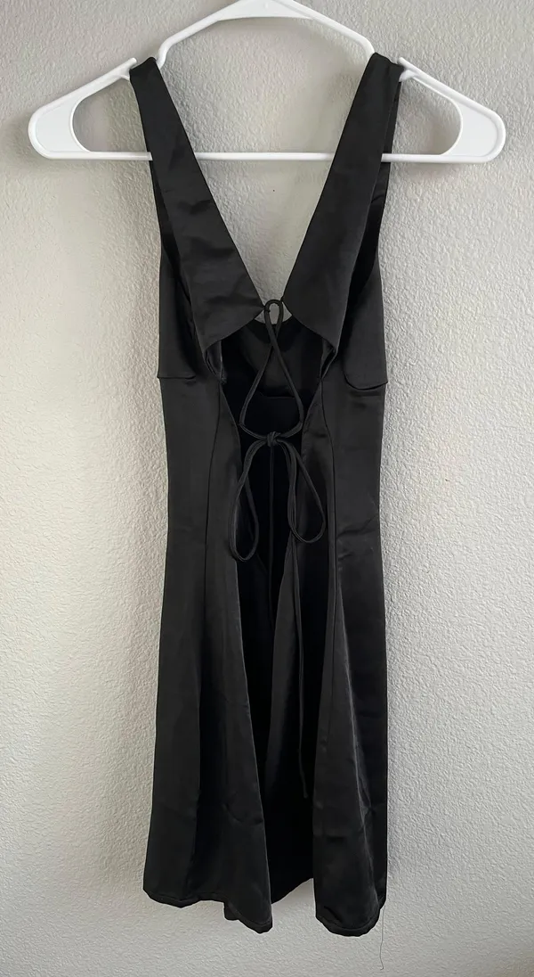 Princess Polly Black Mini Dress - Image 2