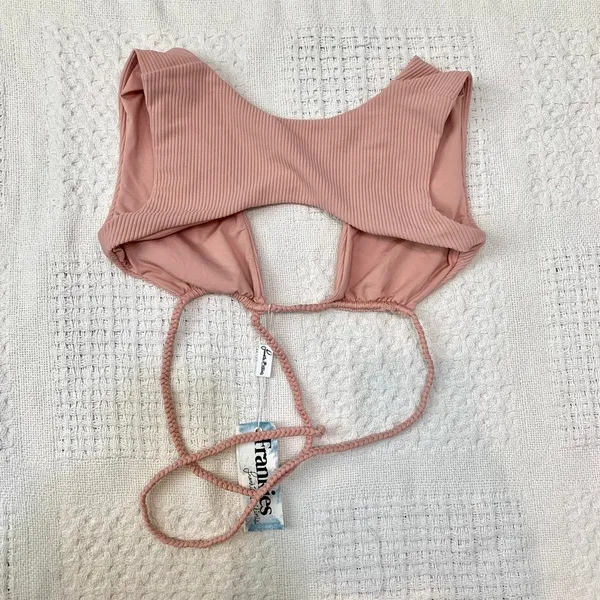 Frankies Bikinis XS Shea ribbed bikini top SW2 3423 - Image 8