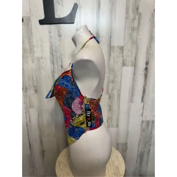 Bandana tank top Red Size XL - Image 4
